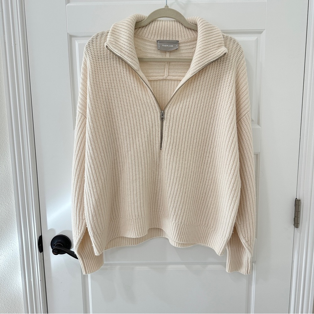 Everlane Half - Zip Sweater in Luxe Merino Wool